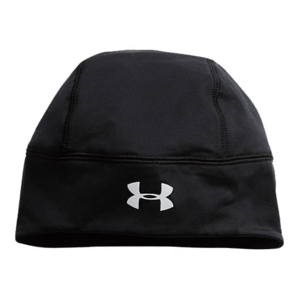 BRAND NEW women under armour coldgear beanie (with earbud inserts)
